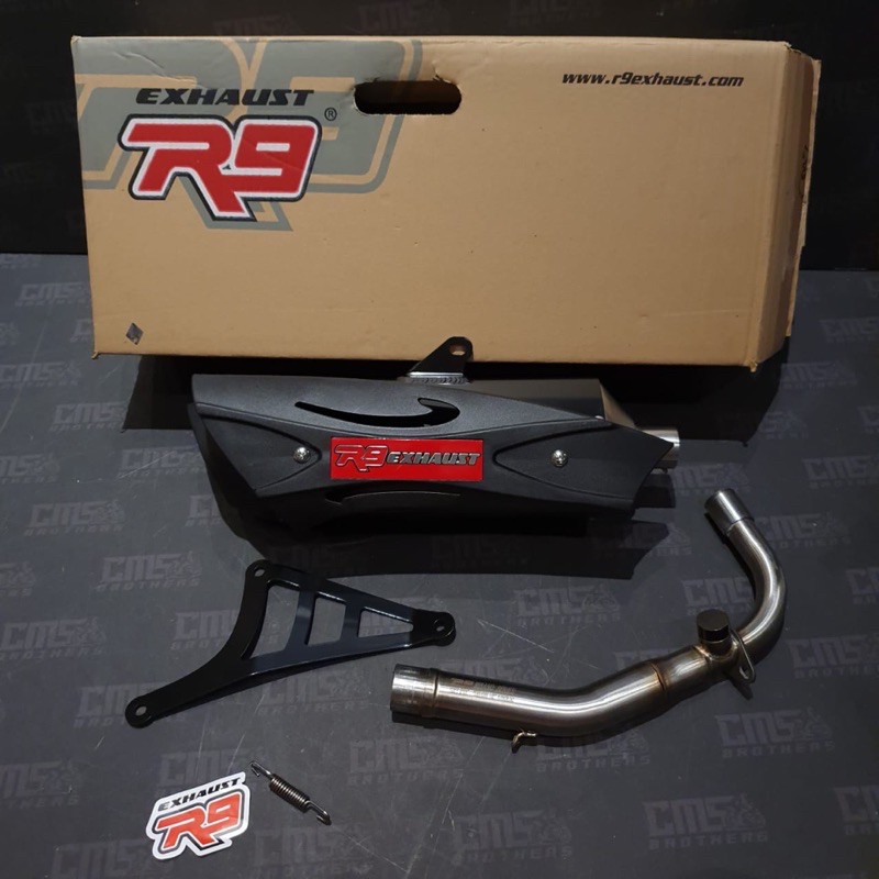 Knalpot R9 Misano Full System Vespa Sprint/Primavera I-Get
