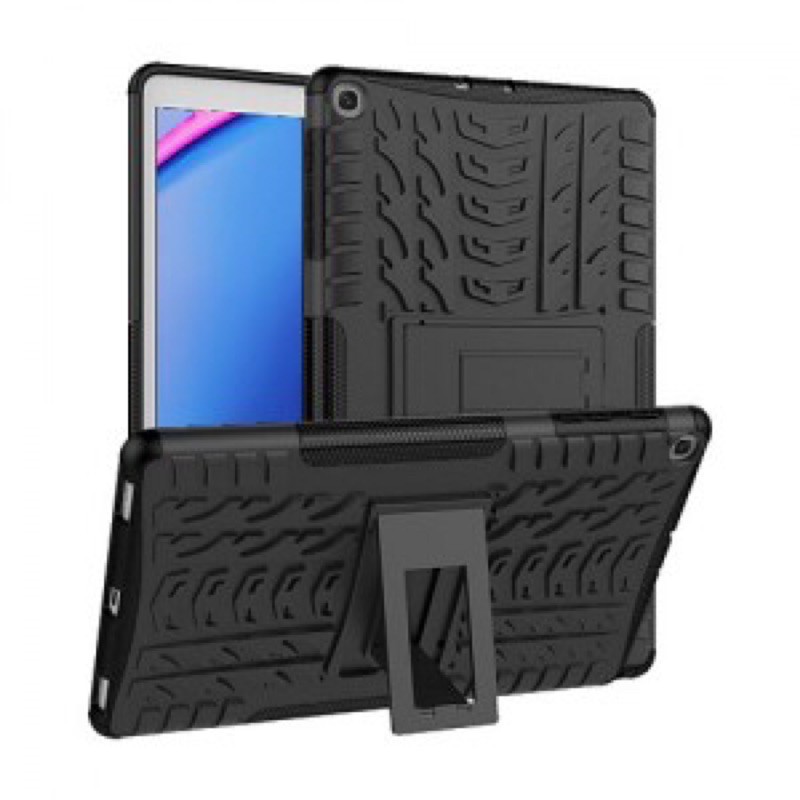 Car Tire Rugged Armor Shockproof Case Casing Cover Kick Stand Samsung Galaxy Tab A 8.0 2019 with S-Pen P200 P205