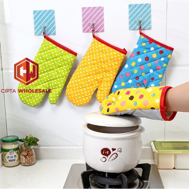 Sarung Tangan Oven Hand Glove Anti Panas Tebal Kain