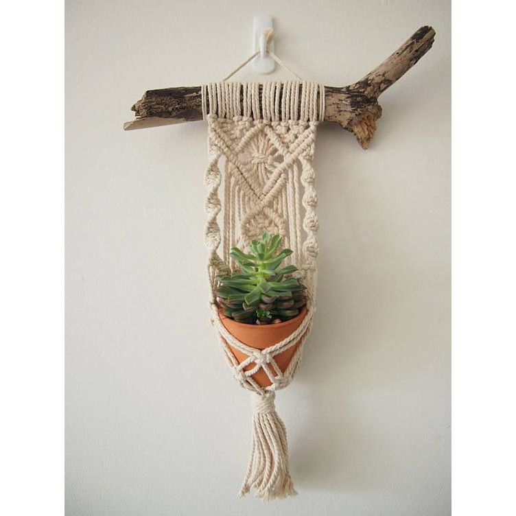  READYSTOCK Macrame  plant hanger makrame pot  gantung  