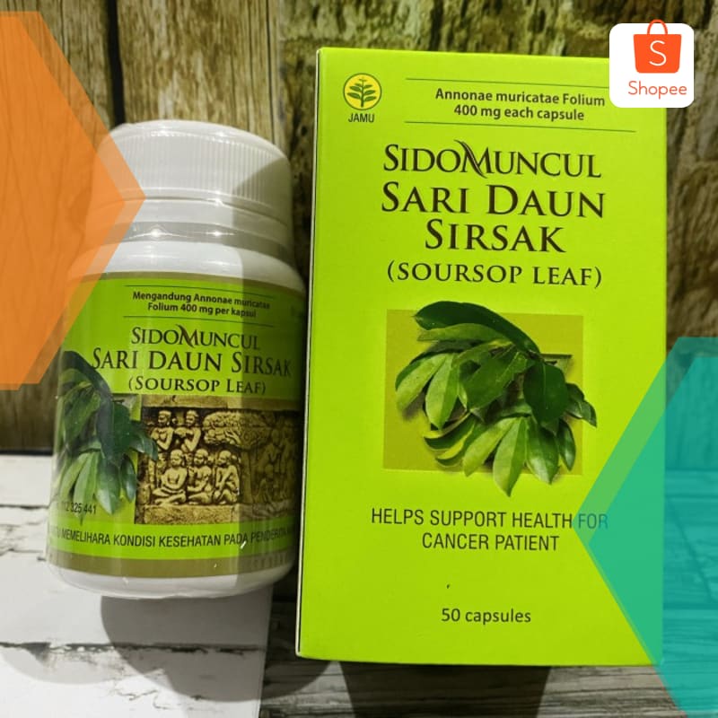 sidomuncul sari daun sirsak Terlaris