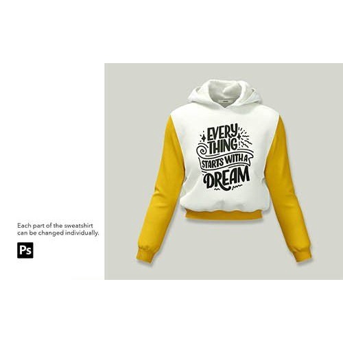 Mockup Hooded Sweatshirt