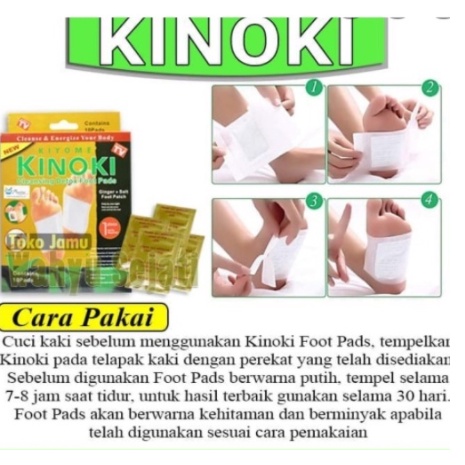 KOYO KAKI KINOKI GOLD DETOX ASLI / KOYO KESEHATAN AMPUH MEMBUANG RACUN TUBUH