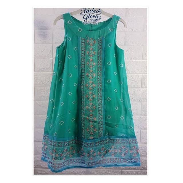 faded glory dress anak tanpa lengan rijek