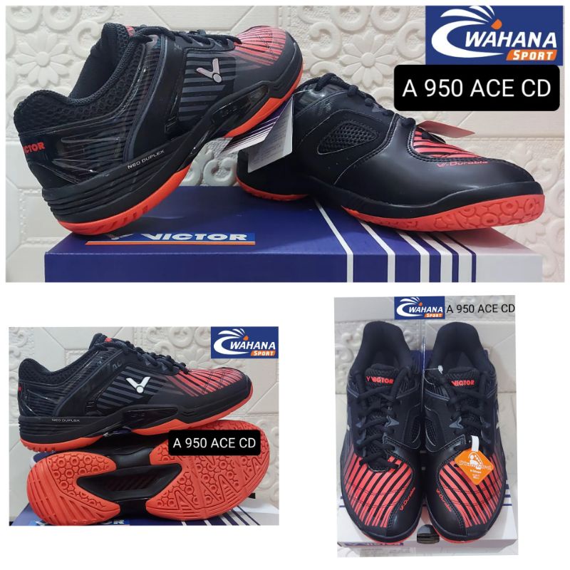 Sepatu Badminton Victor A 950 ACE CD-BIG SALE Rp 2.000.000 jd Rp 1.155.000