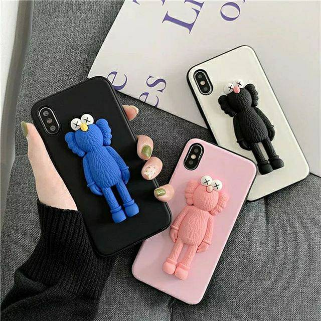 Case iPhone 7 8 iPhone 7 Plus 8 Plus iPhone X XR Xs Max Kaws BFF Sesame Street