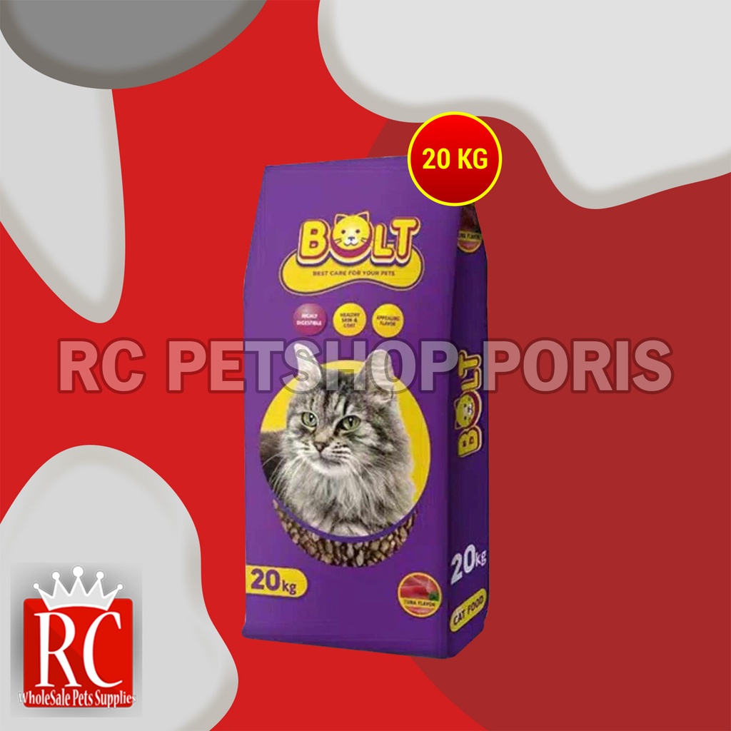 Makanan Kucing / Cat Food Bolt Donat - Ikan 20 Kg