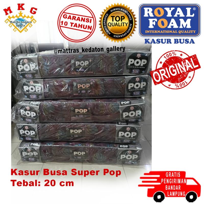 Kasur Busa Royal Foam tipe  Pop Rebonded by Elite Springbed -  Royal Foam busa