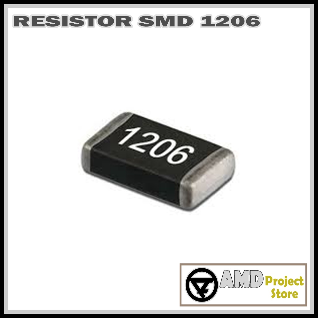 Resistor SMD 1206 R smd 1206 Berbagai Ukuran / Nilai