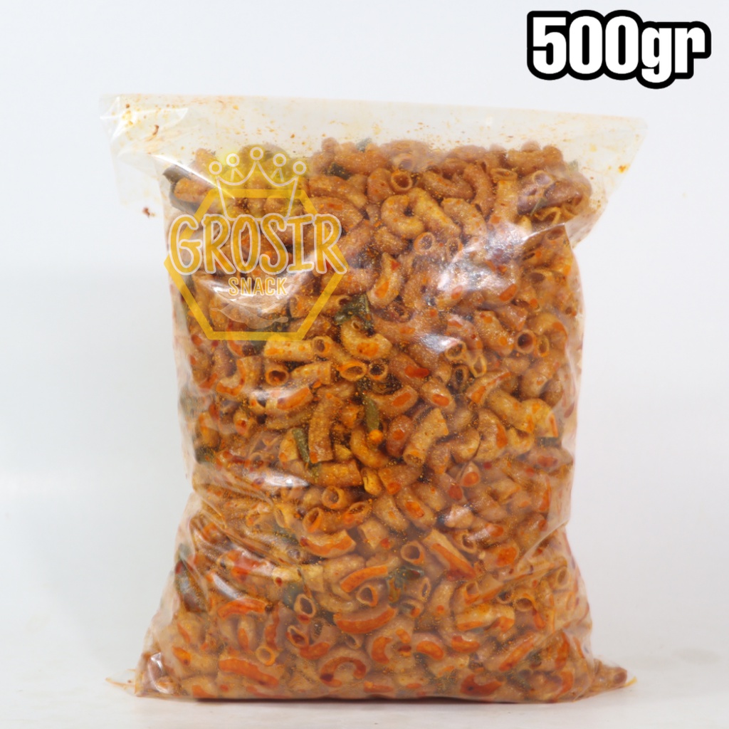 Makaroni Kriuk Pipa 500gr+ Extra daun jeruk murah