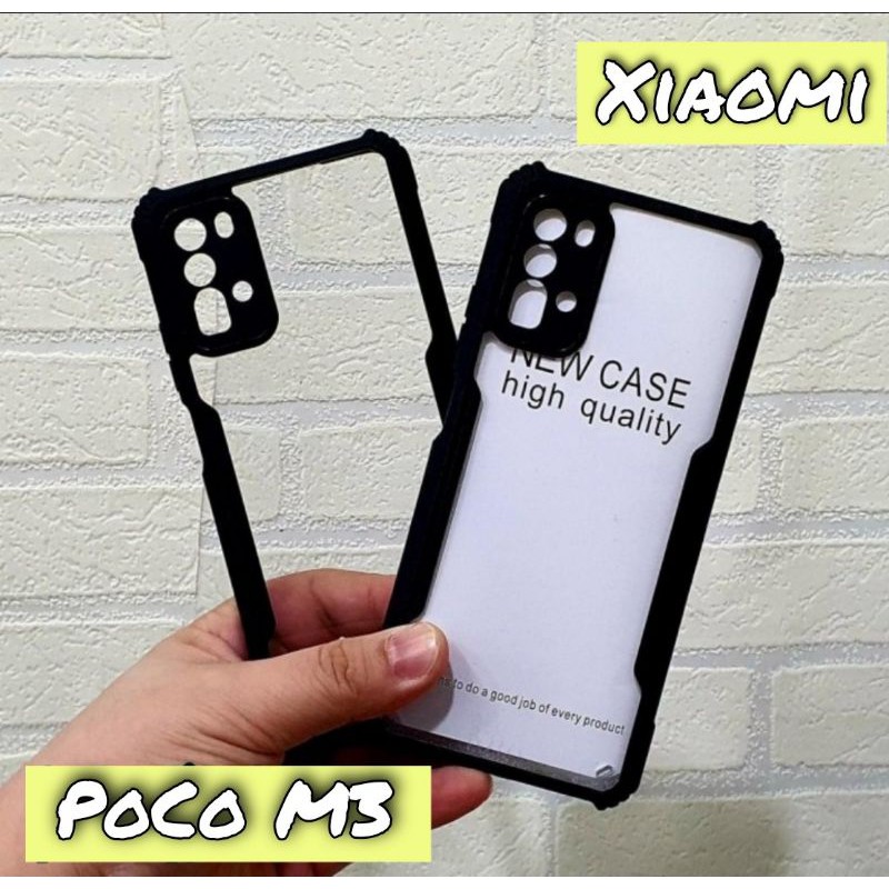 Case XIAOMI POCO M3 Shockproof Armor Tranparant Premium Poco M3
