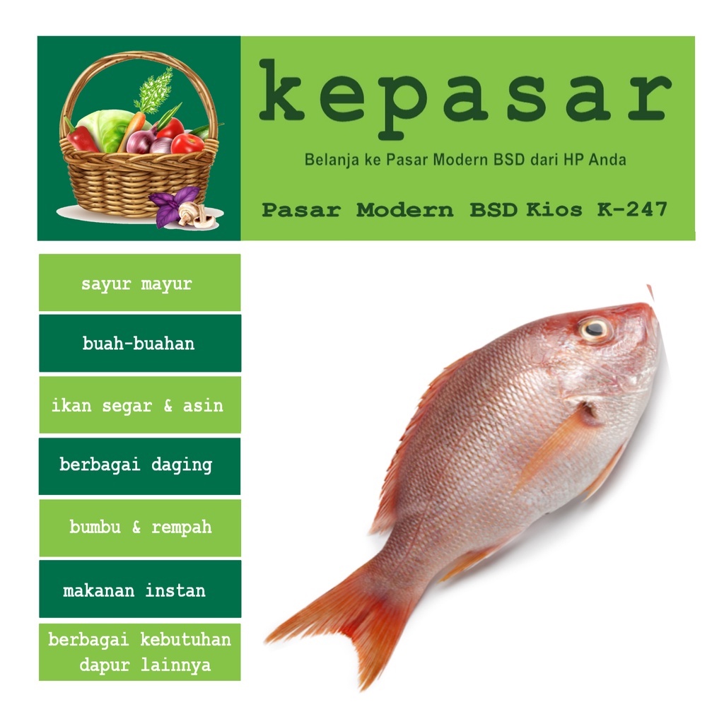 

Ikan Kakap Merah 500 g