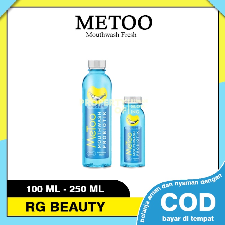 ❤️ RG ❤️ METOO MOUTHWASH FRESH MINT Obat Kumur Probiotik 100 - 250 ML