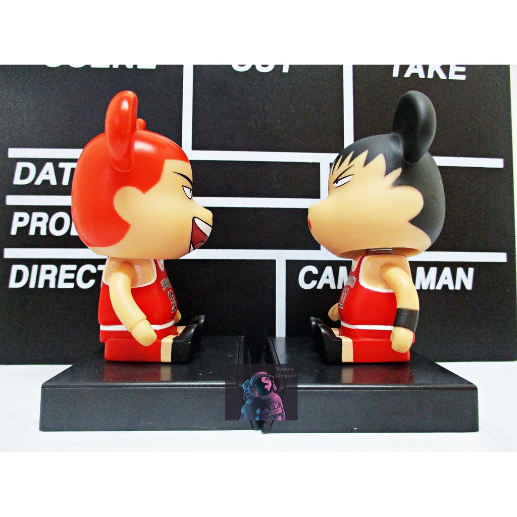 Figure Pajangan Dashboard Mobil Bear Brick Slamdunk