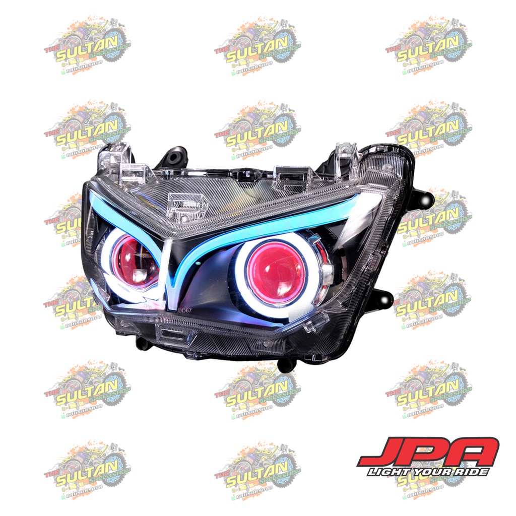 LAMPU DEPAN HEAD LAMP REFLEKTOR MODEL EAGLE LED NMAX 2020 JPA