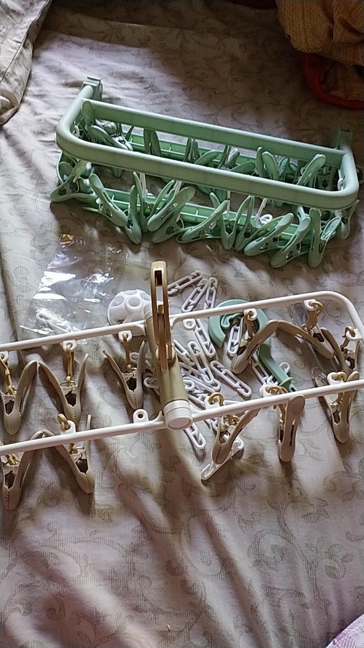 Jhld06 Jepitan Tali Jemuran Serbaguna Hanger Jemuran Baju Jaketgantungan Pakaian Lipat Portable