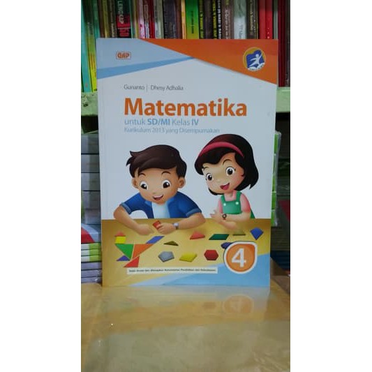 Matematika 4 Untuk Sd Mi Kelas Iv Gunanto Penerbit Gap Shopee Indonesia