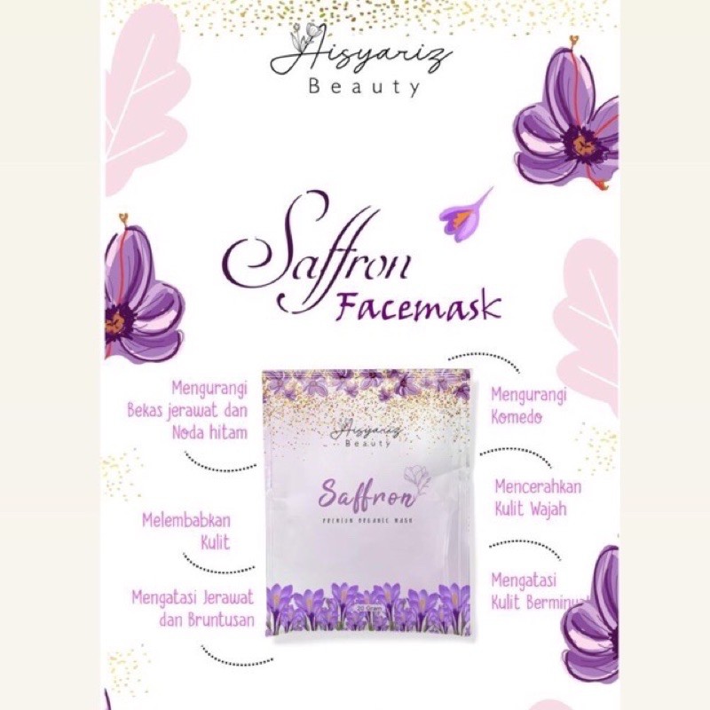 FACEMASK SAFFRON 20GR BY AISYARIZ