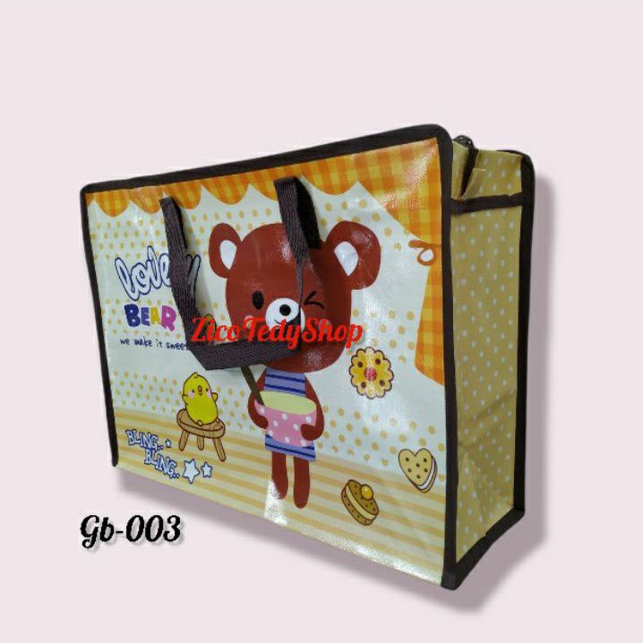 TasKarung 30x24 Tote Fancy  Goodie bag ulang tahun Tas bingkisan ulang tahun  Tas Souvenir-2