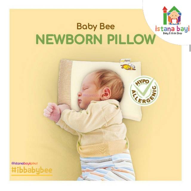 BABYBEE NEWBORN PILLOW - Bantal bayi anti peyang