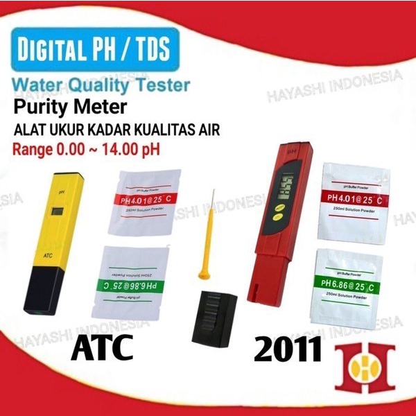 Alat Ukur Tester Hidroponik Air Aquarium Kolam Ikan PH EC TDS 3 Meter