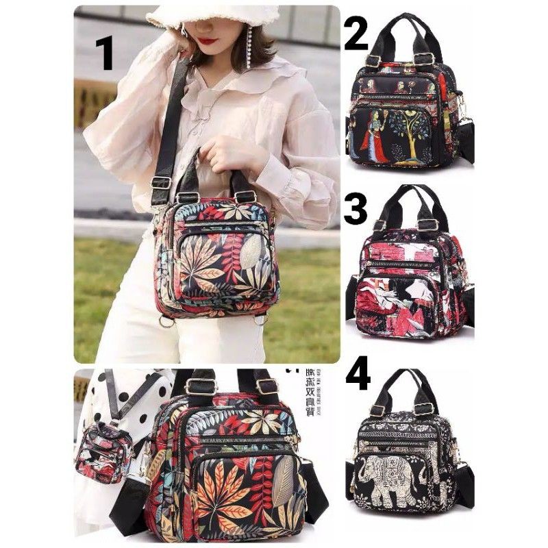 Tas chibao motif kode11813# 3in1