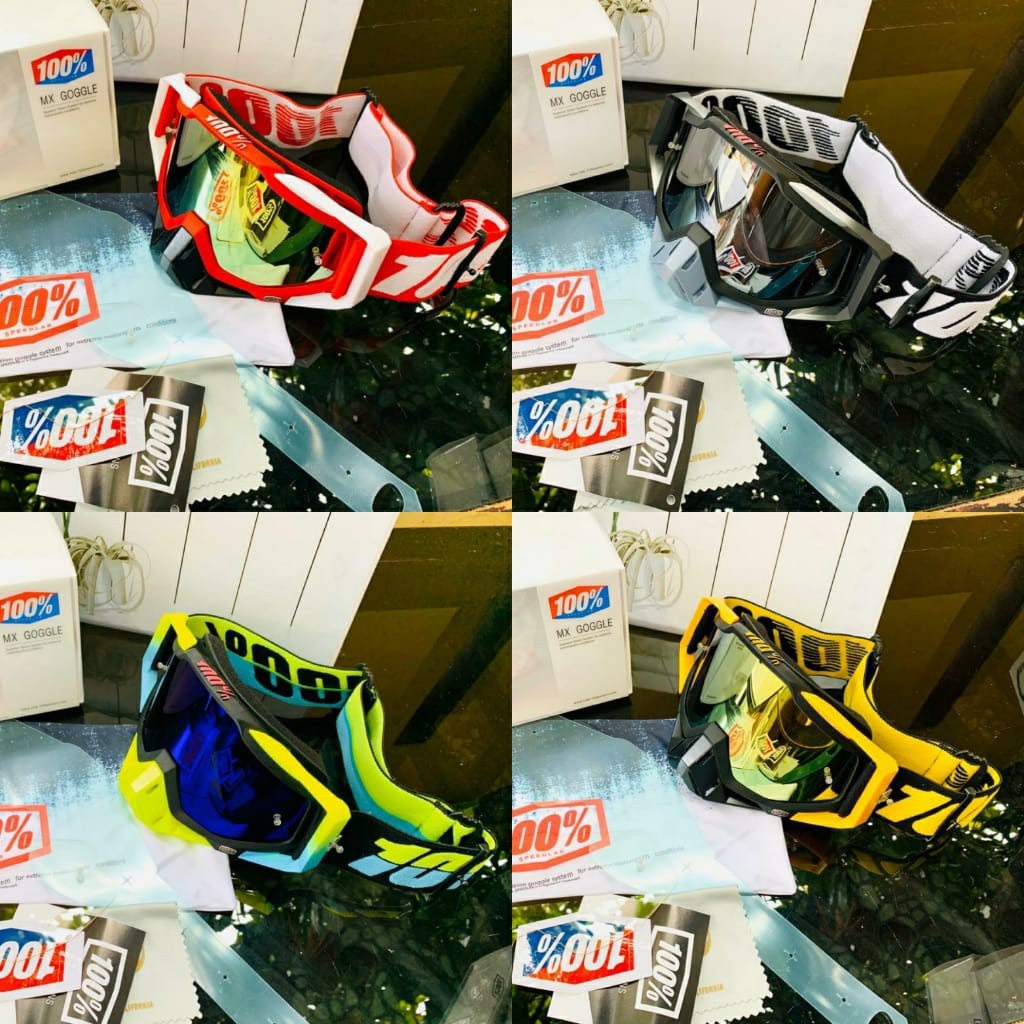 Kacamata Olahraga Kacamata Sepeda GOGGLE 100% Fullset