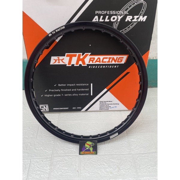 Velg Almunium Ring 17 140 TK Racing Bright Hitam