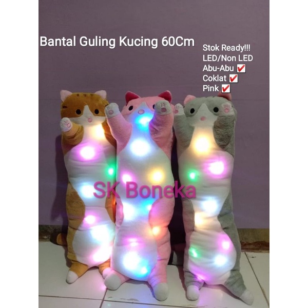 Bantal Guling Kucing Karakter Lucu kucing cat import 60CM/Bantal guling kucing Termurah