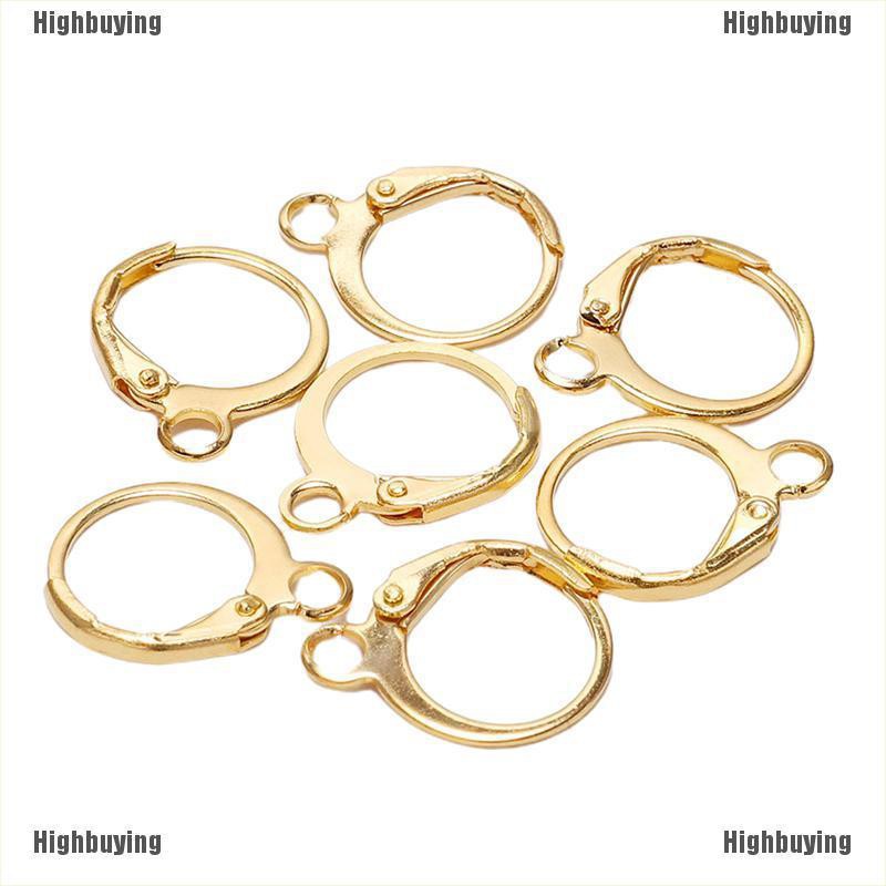 Hbid Glory 20pcs / Set Anting Hoops / Bulat / Hoops / Bulat Untuk Membuat Perhiasan DIY