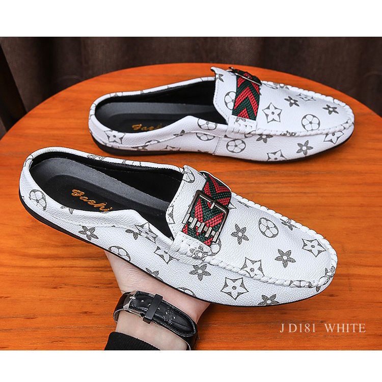 SEPATU PRIA MULES LOAFERS SHOES BAKA D181