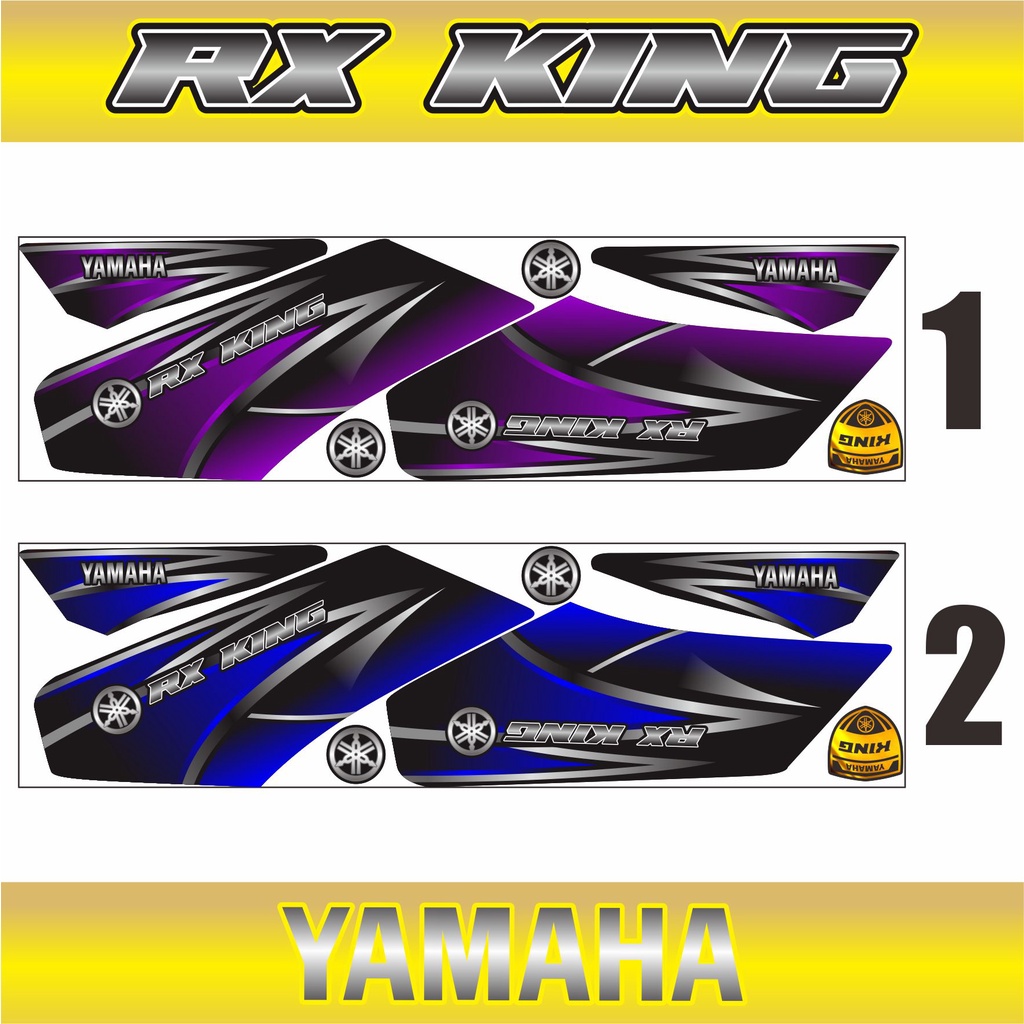 COD RX KING STIKER MOTOR - STRIPING RX KING - MOTOR YAMAHA - MOTOR - RX KING - STICKER VARIASI VARIA