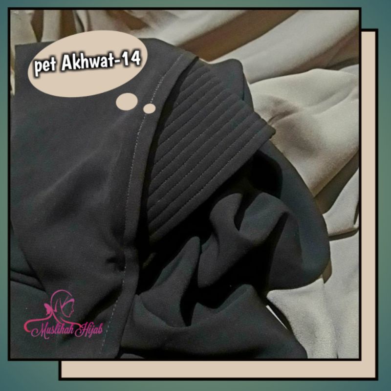 Jilbab Bahan WOLFIS | Wolfis Premium | khimar woLfis