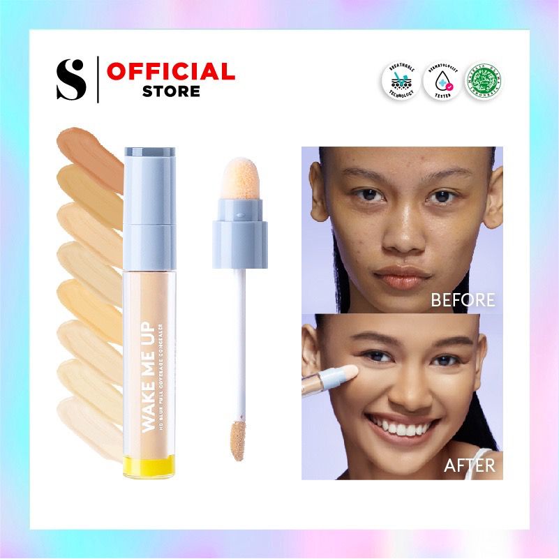 SOMETHINC WAKE ME UP HD Blur Full Coverage Concealer