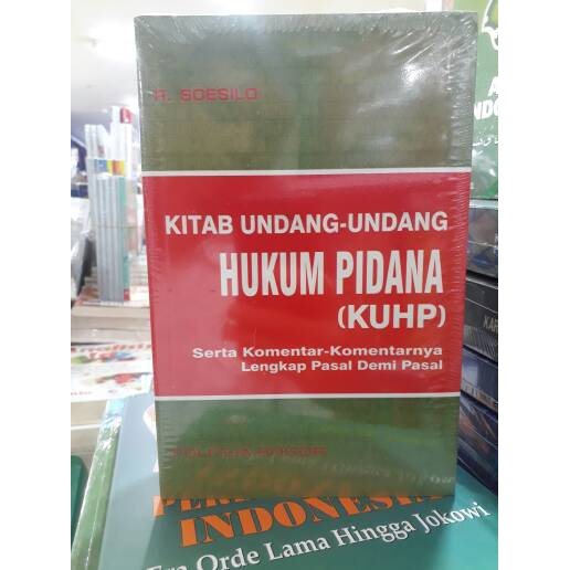 BUKU BUKU HUKUM KUHP ( R. SOESILO )
