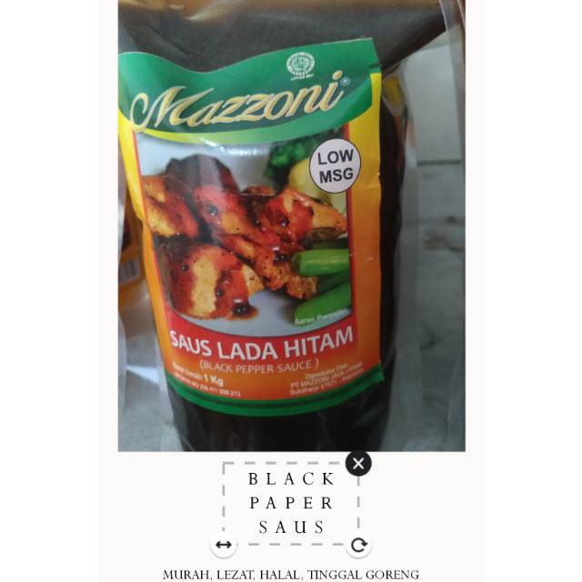 

SAUS BLACK PAPER MAZZONI 1KG