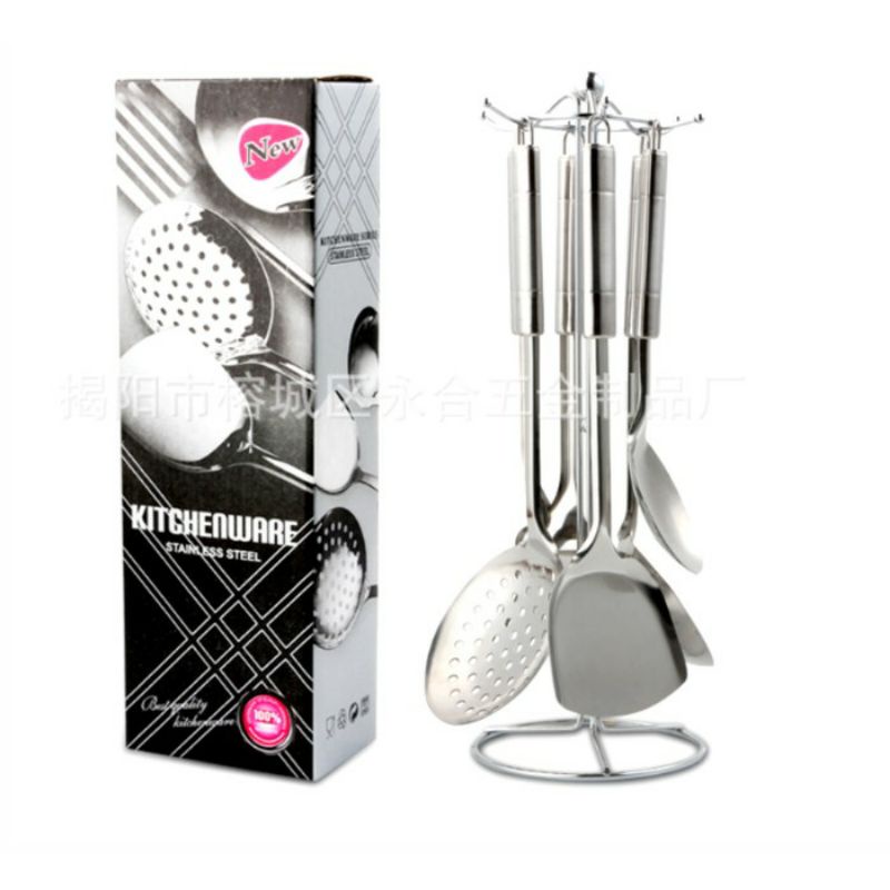 PERALATAN Masak (KITCHEN TOOLS SET) / Spatula Set Stainless/ (KITCHEN WARE)