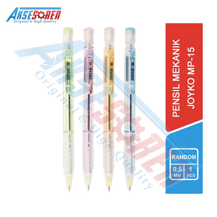 

Pensil Mekanik Joyko [MP-15/1 Pcs] / Mechanical Pencil Gambar Menulis [0.5 Mm]