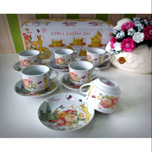 Cangkir homeline cantik keramik