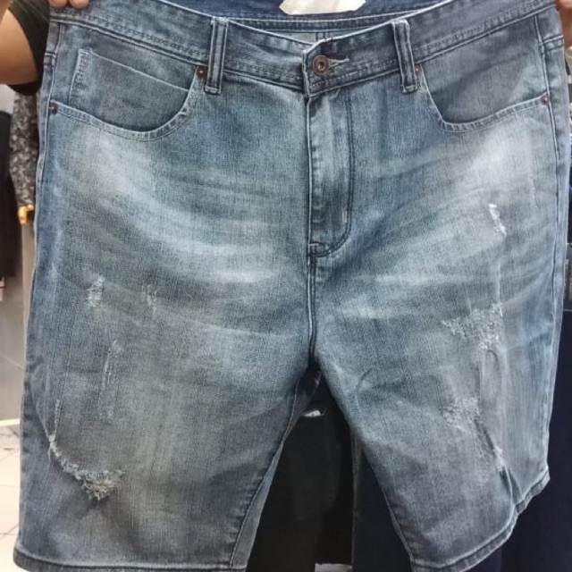 Celana Pendek OFF-WHITE Jeans Series Import Premium Mirror