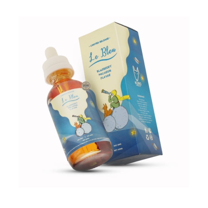 LE BLUE BLUEBERRY MACARON 60ML 3MG