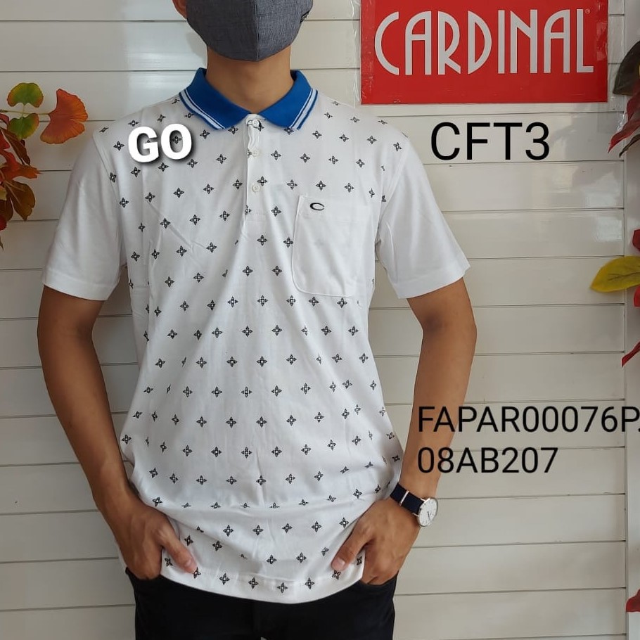 gos  CFT CARDINAL FORMAL TSHIRT Pakaian Pria Atasan Kaos Polo T-shirt Casual Original Lengan Pendek