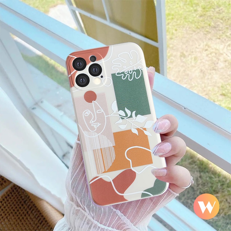 Soft Case TPU Motif Abstrak NFC Untuk Xiaomi Redmi 9 9A 10 9T 9C Note 8 9 10 10S 10Pro Max Plus POCO M3 POCO X3 Pro