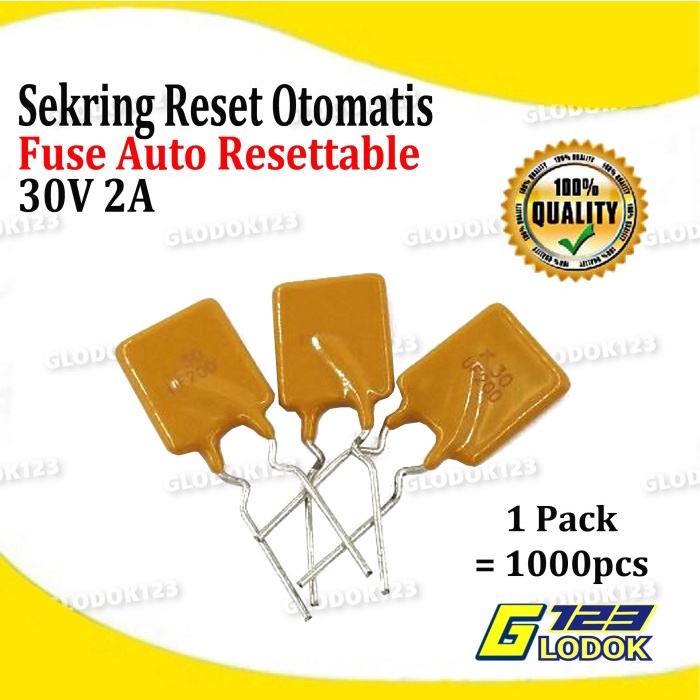 Sekring Reset Otomatis Auto Resettable Fuse Self Recovery PPTC 30v 2A