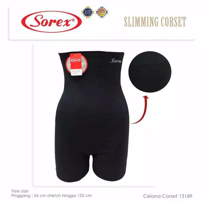 Korset Celana Sorex Setengah Badan - KORSET Pelangsing Sorex 13189 - Slimming Corset