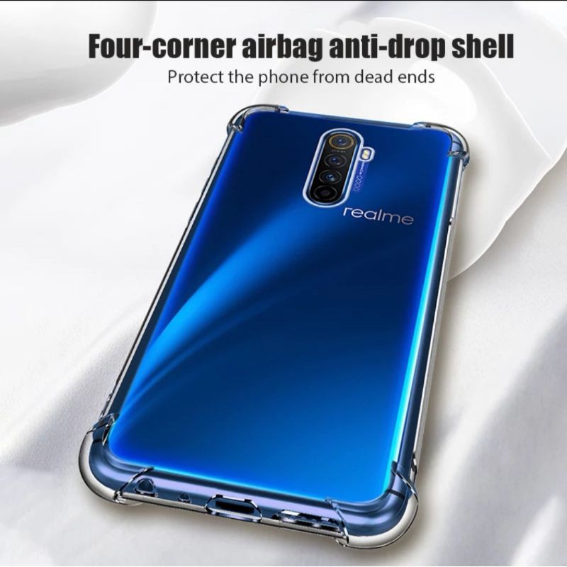 Case Realme 3pro X XT X2 K5 Silicon Softcase Bening Transparan Casing Cover Silikon Clear