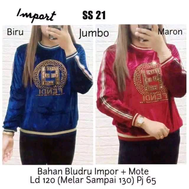Atasan import bludru bangkok