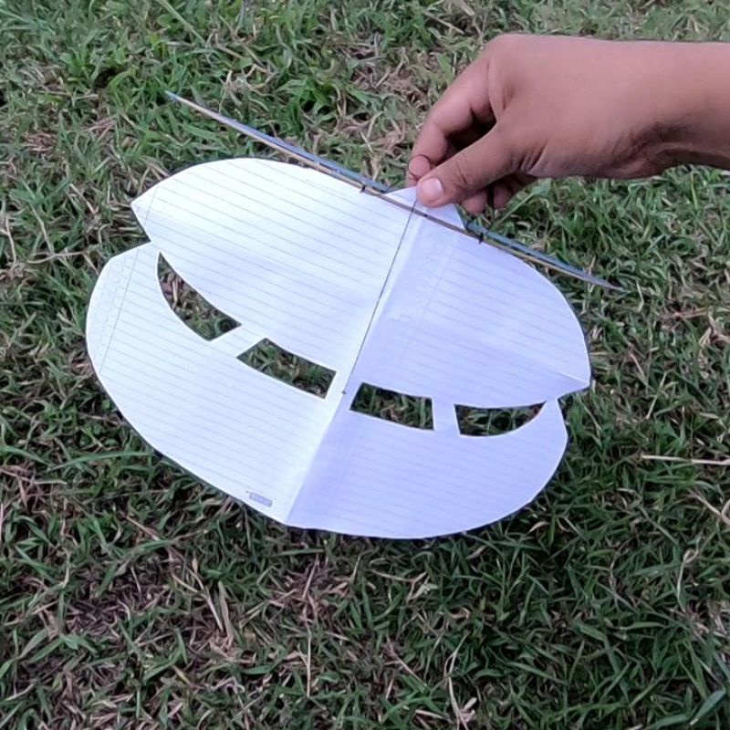 Layangan Gapangan Pegon Semok Mini Dari Kertas Buku Tulis Bisa Terbang Tinggi