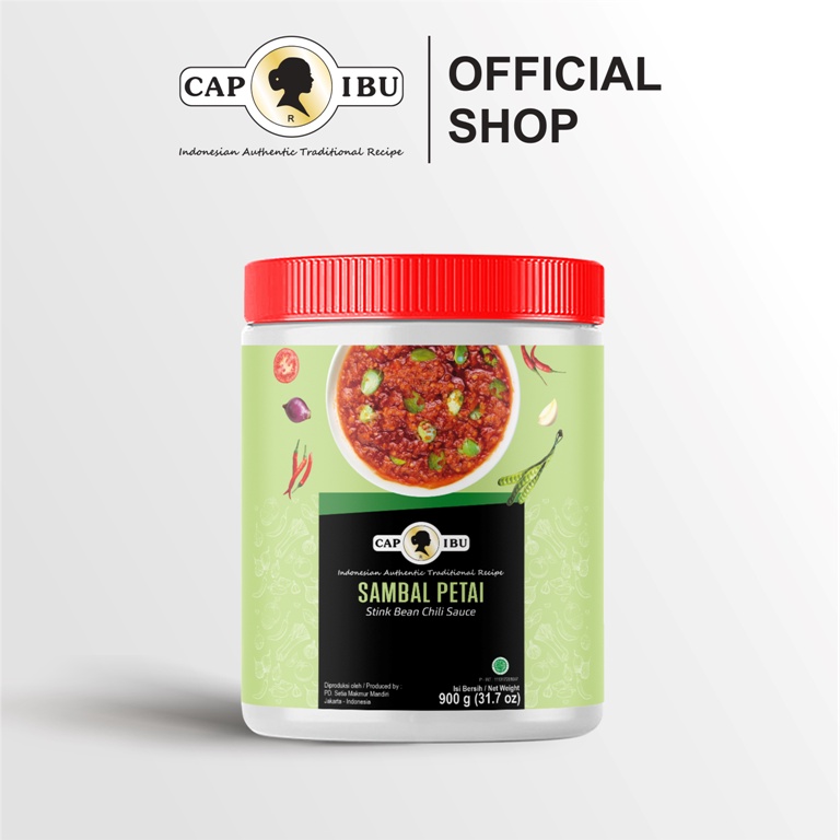 CAP IBU Sambal Petai Kemasan Pot