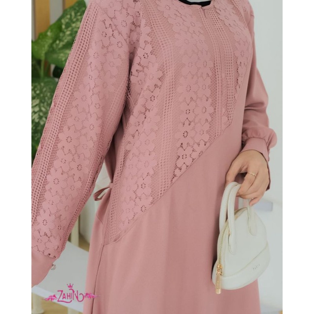 malika dress aksen brukat